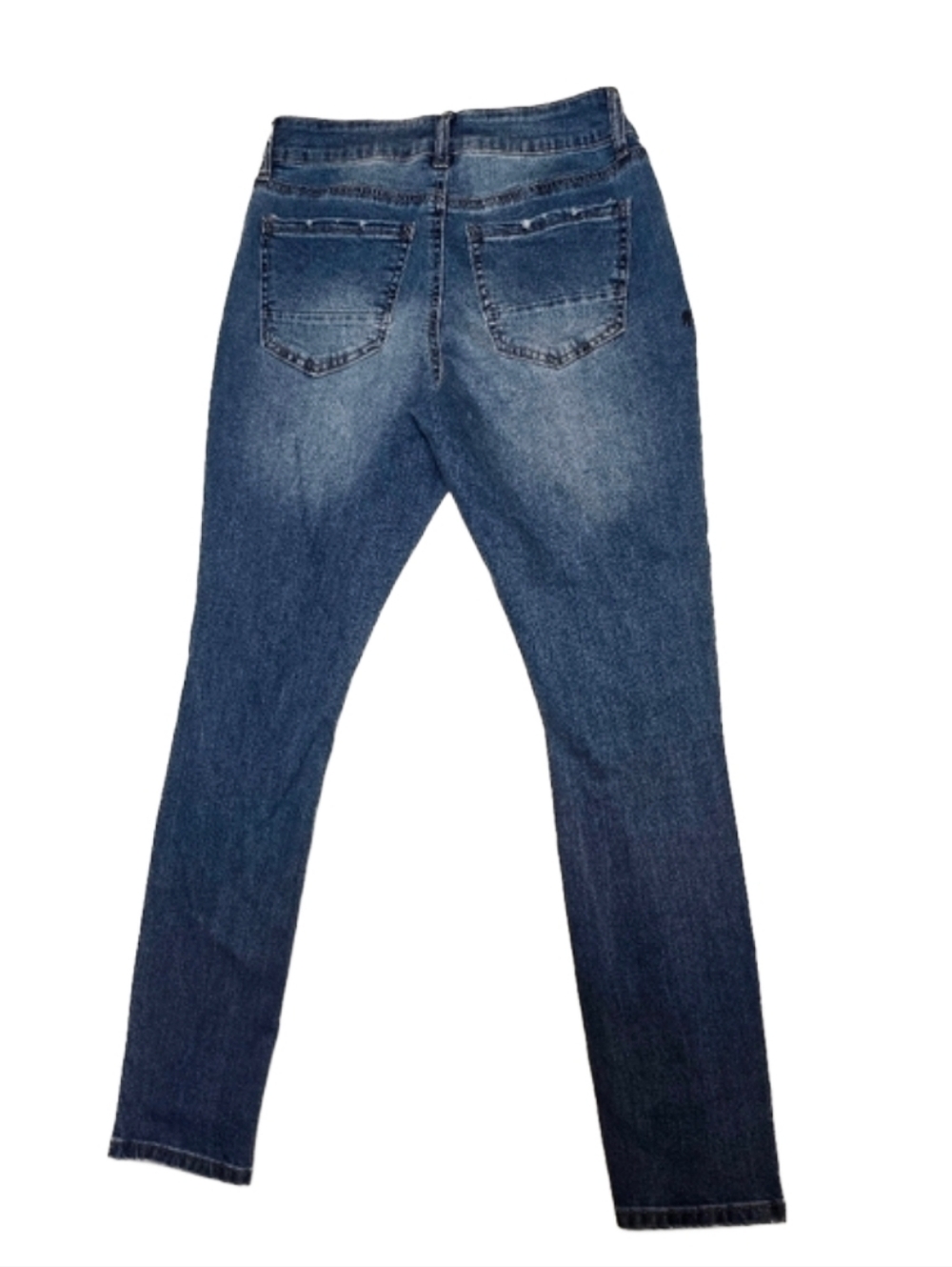 Refuge Distressed Skinny Jeans Sz 4 NWT Blue See Pics - Picture 2 of 6